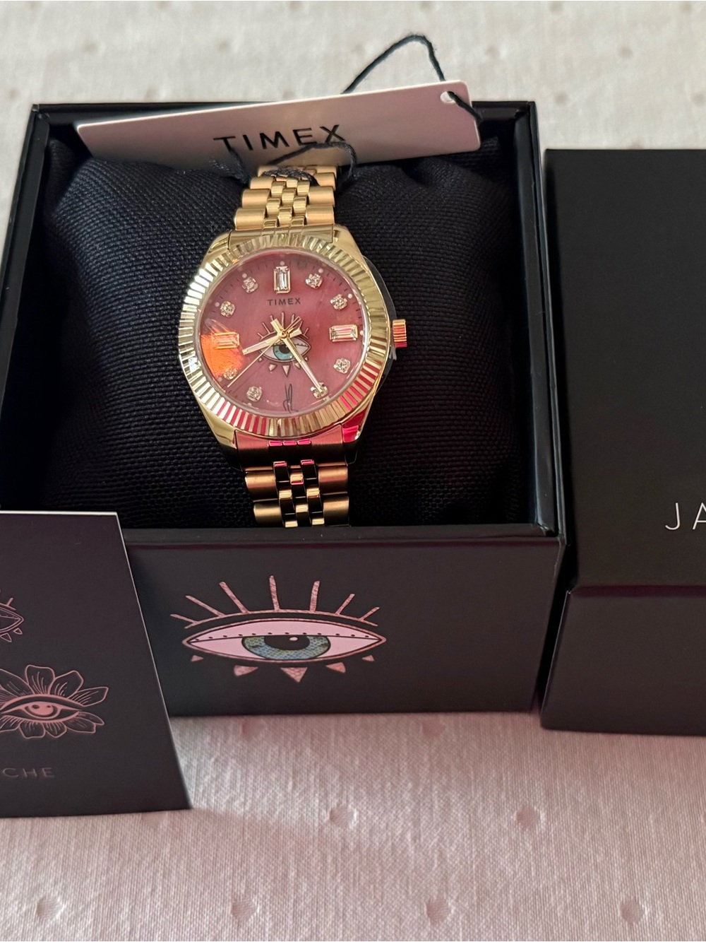 Timex Jacquie Aiche collab Evil eye edition Pink
